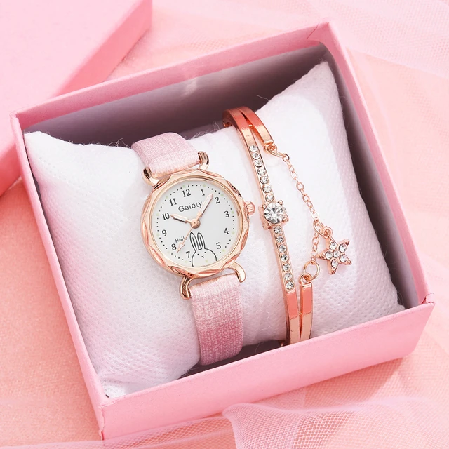 Relojes de lujo para mujer, pulsera de cuarzo para mujer, reloj magnético  para mujer, vestido deportivo para mujer, esfera rosa, reloj de pulsera