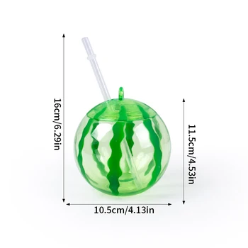 Hawaiian Fruit Straw Cups 1