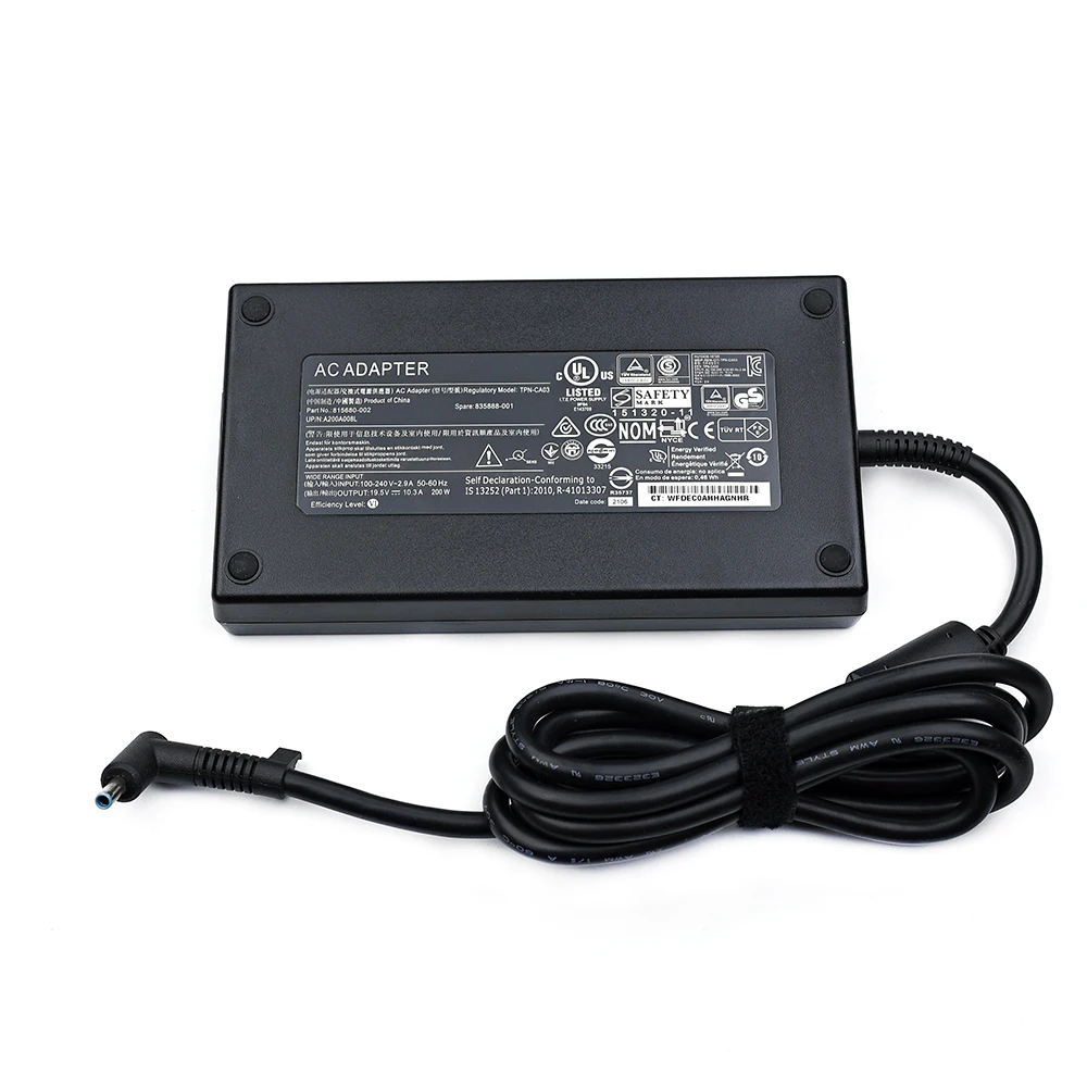 Adaptador de Energia ac Carregador Portátil para hp Zbook 17 g3 Tpn-ca03 A200a008l 815680002 835888-001 Kul400 19.5v 10.3a 200w 4.5*3.0 mm - Imagem 4