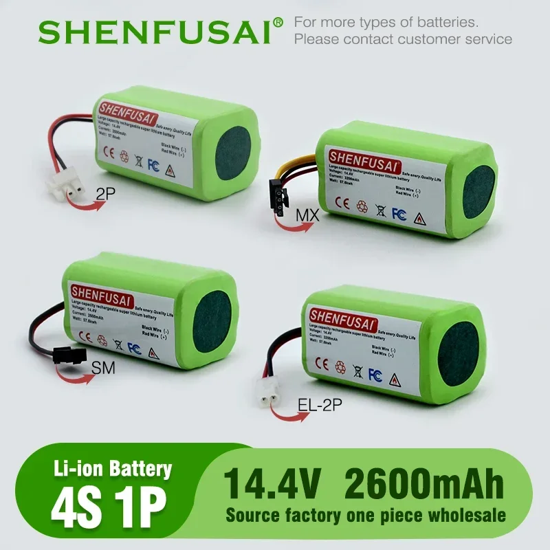 

Original 14.4V18650 4S1Pvacuum cleaner sweeping robot battery suitable for DEXP MMB-300 X500 X520 X600 Mamibot EXVAC660 EXVAC880