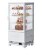 Commercial Display Refrigerator, 2.0 Cu. Ft. Countertop Pastry Refrigerated Display Case with Led Lighting, Air-Cooling 1