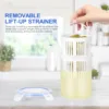 Multifunctional Food Container Pickle Jar with Strainer Insert Leak-Proof Lid Pickle Flip Jar Bucket Fresh Box Draining Basket 3