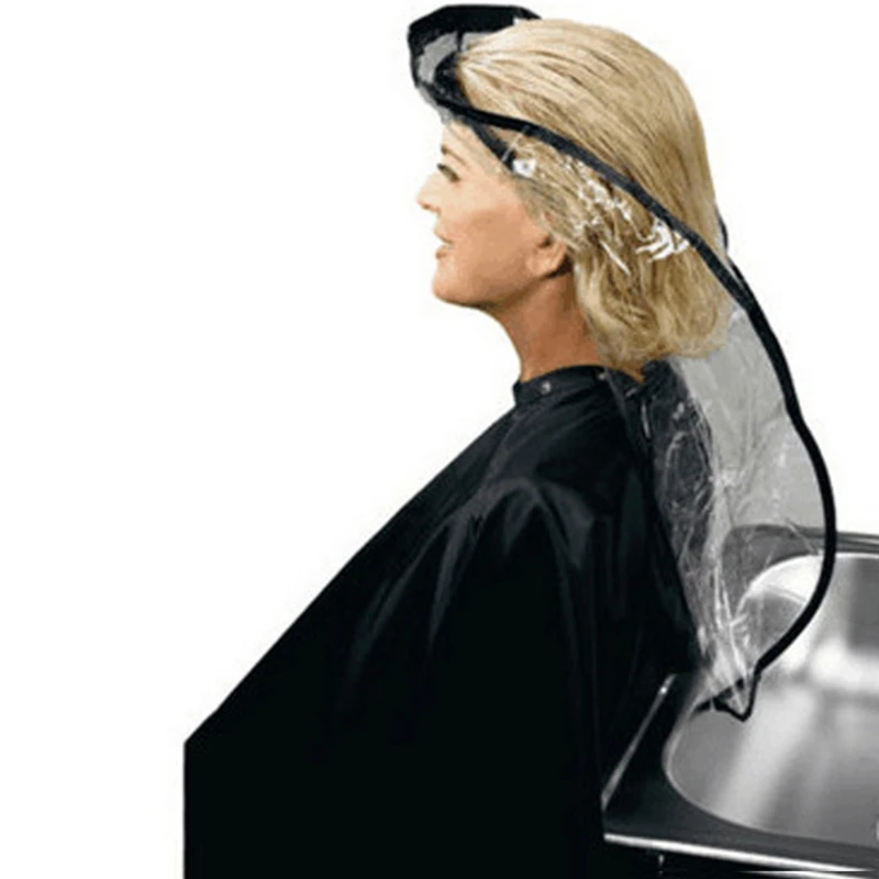 Hair Cutting Hat 1PC Waterproof Shampoo Shawl Hair Funnel Baked Oil Dyed Hair Care Shawl Shampoo for Household Wash Rinse Dye