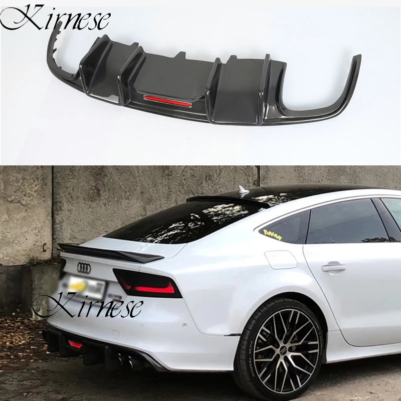 Heckstoßstange Lippe Diffusor Spoiler für Audi A7 2012+