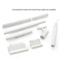 New White Magnetic Track Light DC48V LED Downlight Spot Flood Grille Lamps Smart Tuya Zigbee Mordern Home Livingroom Free Design 2