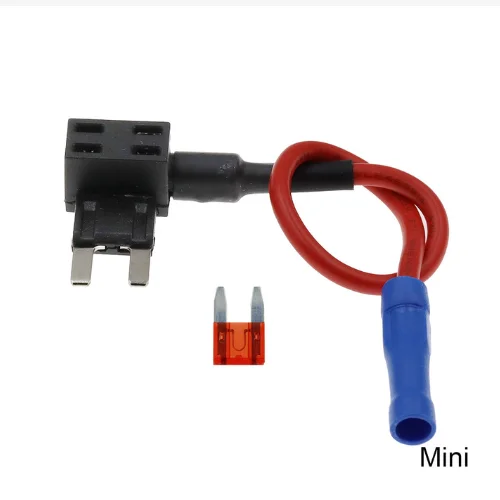Car fuse holder 12V 24V add-a-circuit tap adapter with 10A fuse