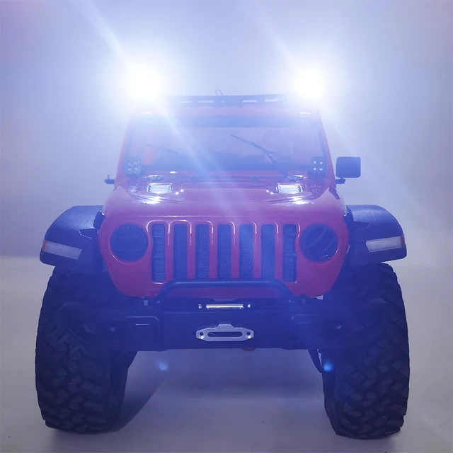 thumbnail image 2 of RCLIONS RC Roof Rack Light Bar 6LEDs Lamp For TRX4M Bronco 1/18th RC Crawler Car Upgrades Parts 2 of 13