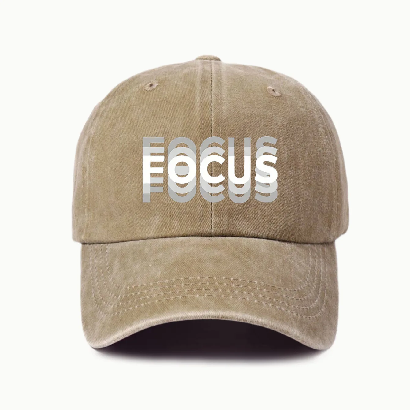 Print Cap Washed Cotton Adjustable Classic Style Baseball Cap Sports Duckbill Hat for Men and Women