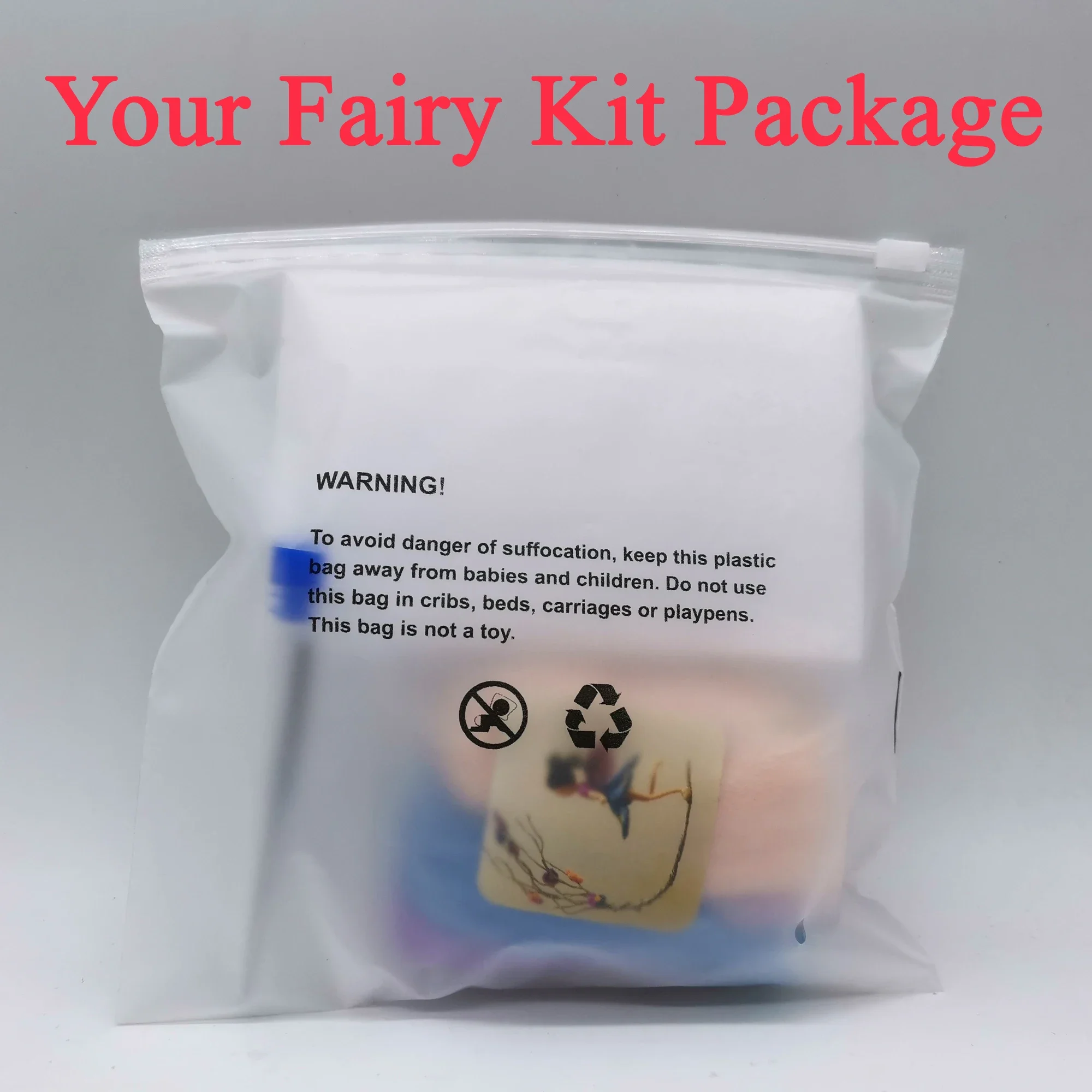 Cute Fairy Wool Felting Fabric Materials Package DIY Handcraft Needle Felting Kit Non Finished Poked Set 15cm Height