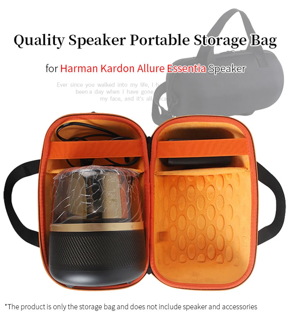 Hard EVA Protect Storage Bags for Harman Kardon Allure Essentia Speaker Box Portable Smart Speaker Travel Carrying Case