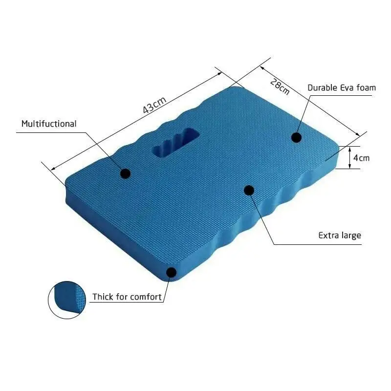 Garden Kneeling Mat High Density Foam Thick Kneeler Pad EVA Anti Slip Knee Protection Garden Bathroom Floor Yoga Cushion Mat