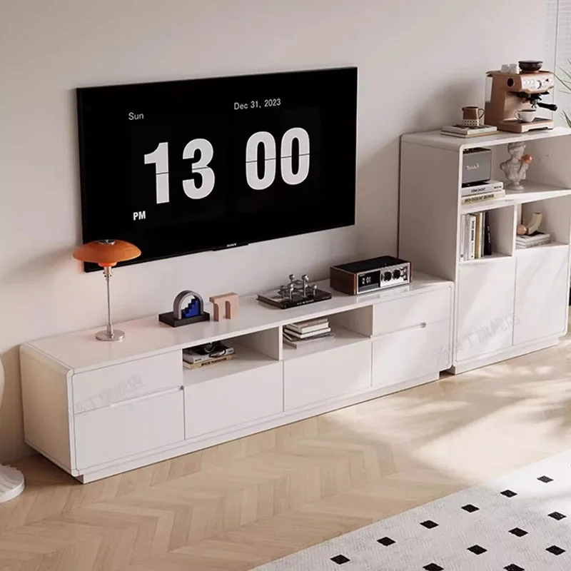 

Floating Tv Living Room Luxury Furniture Folding Space Savers Fireplace Stand Stands Modern Tv Kast Center Controller White