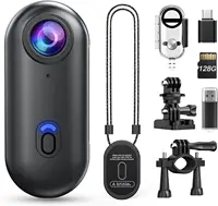 Z10 4K Action Camera, 128GB Waterproof Sports Cam with Magnetic Clip & Quick-Mount Accessories for Cycling, Diving, Travel