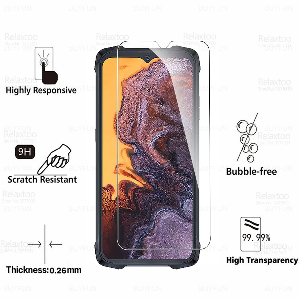 4-Pack Full Cover Tempered Glass Screen Protector, 6.58-inch 2023 Edition