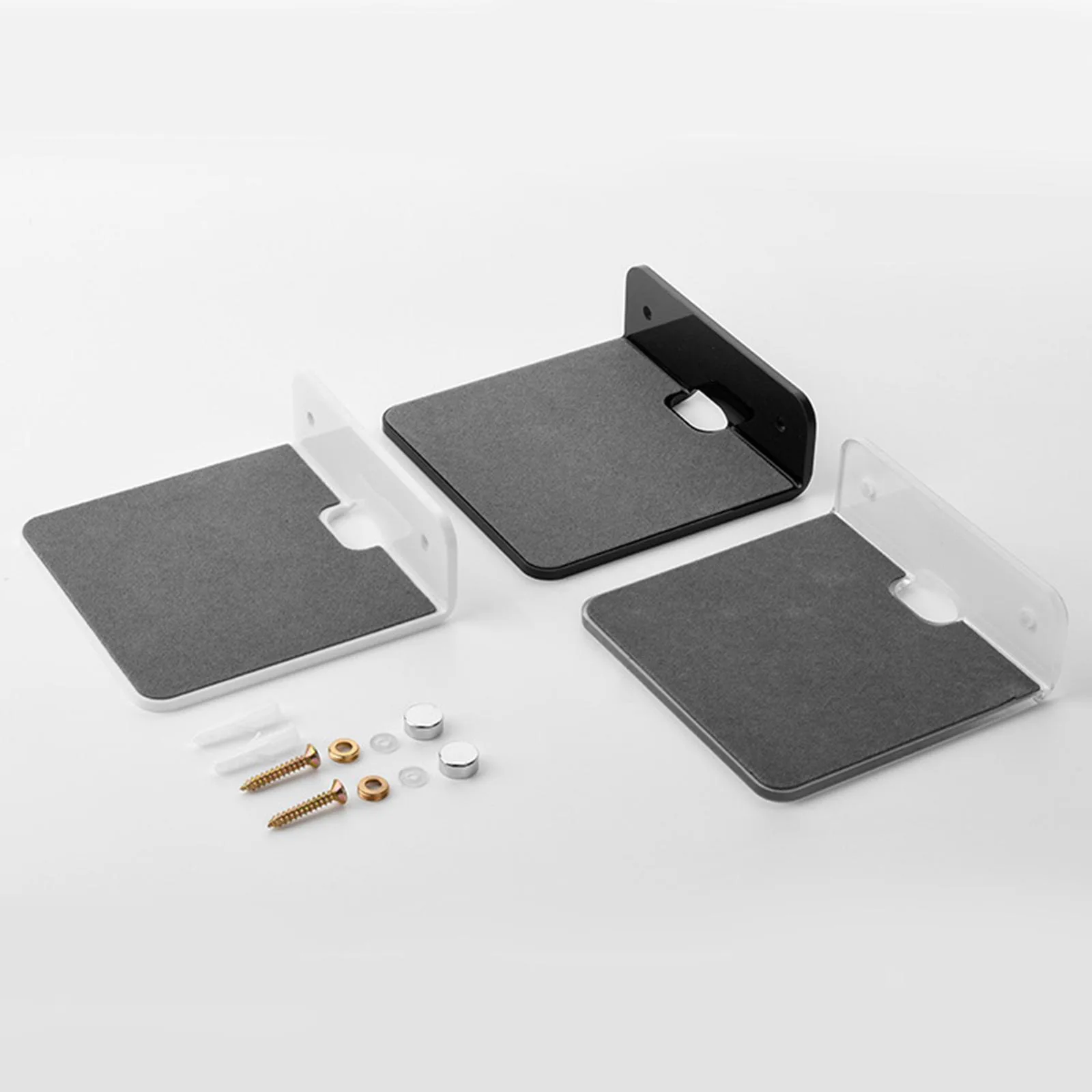 Mensole A Parete Galleggianti Piccole Universali Staffa Di Montaggio Per Altoparlanti Per Altoparlante Bluetooth Webcam Mesh Wifi Mesh Router Toy Disp