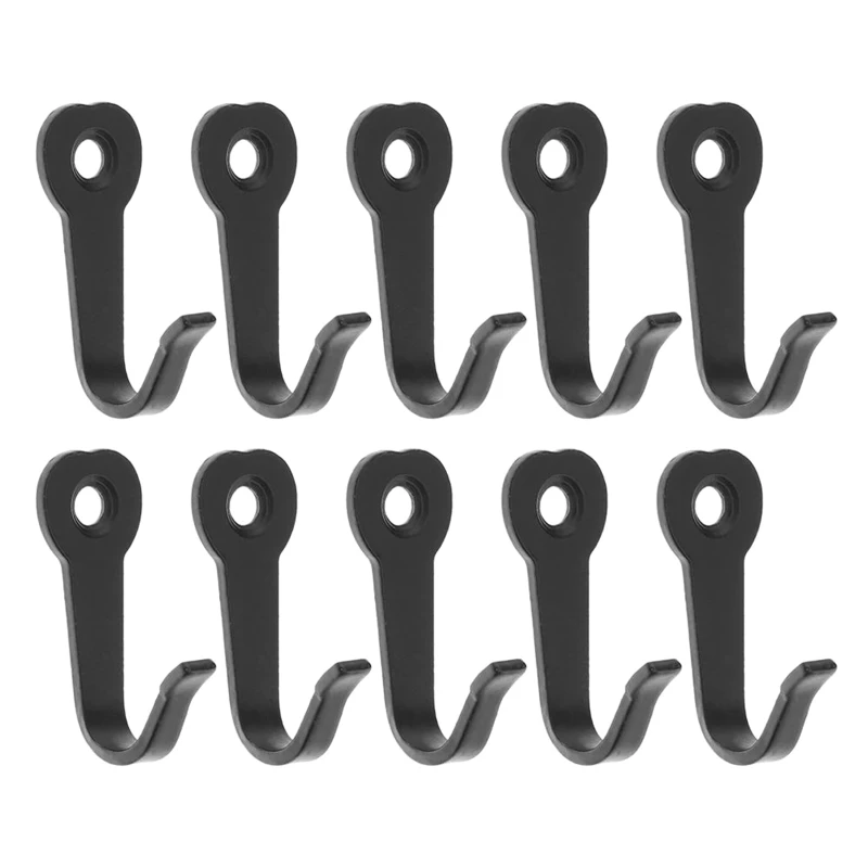 

Wrought Iron Black Love Heart Wall Hooks Set of 10 Coat Bag Hat Towel Hanger for Home Kitchen Bathroom Bath Ball DropShipping