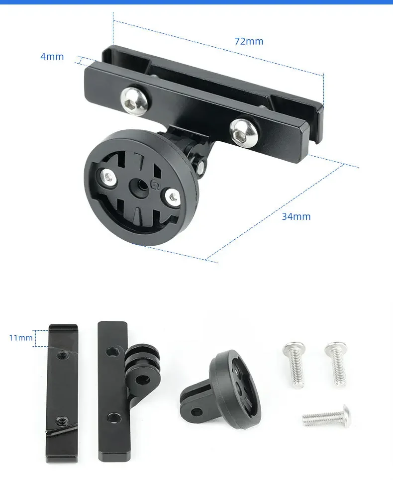 Bryton Radar Light Stand Bracket for Bryton Garmin R300L Bicycle Rear Lamp Saddle Rail Seatpost Mount Fits Gopro Camera Adaptor