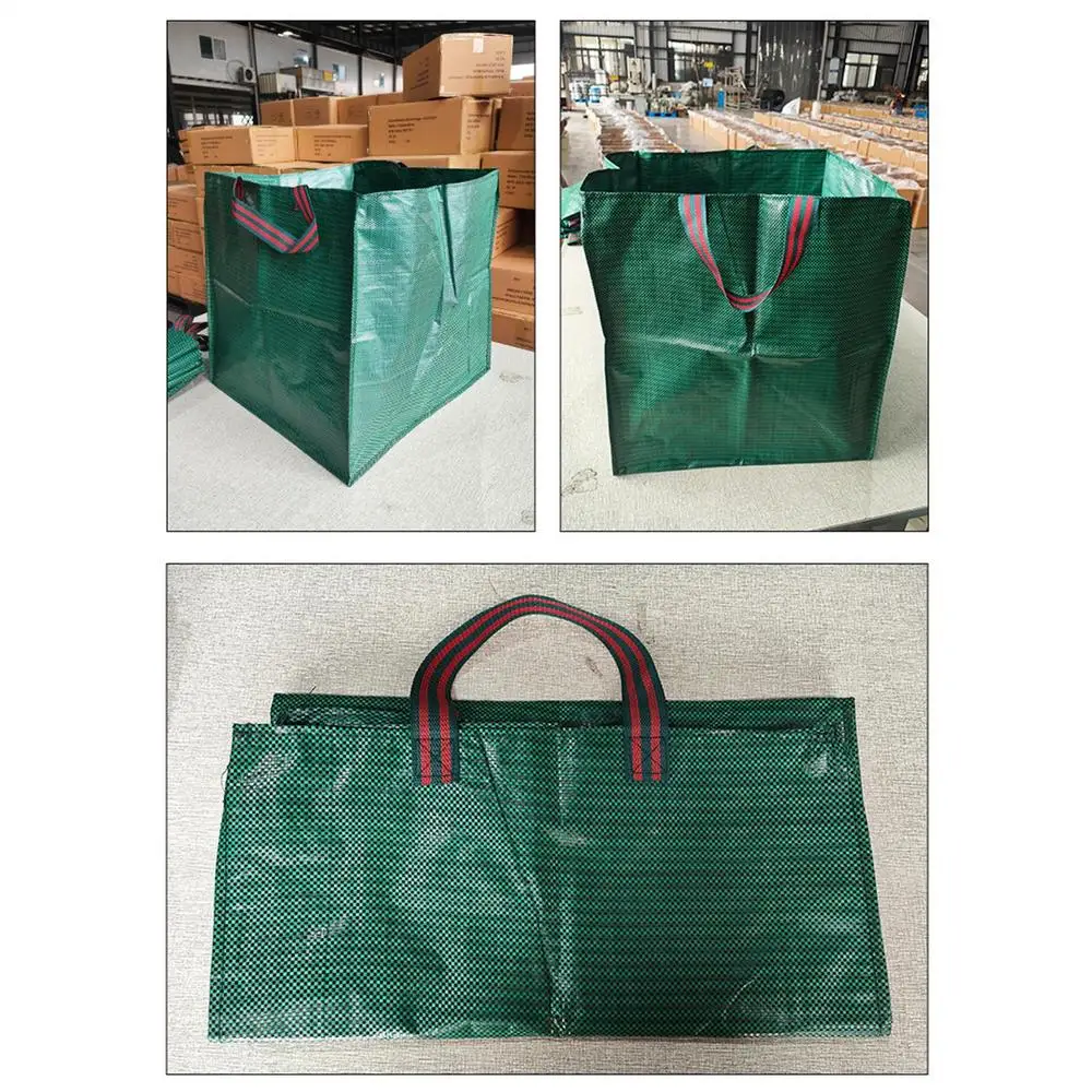 Description Picture 3 of itemLeaf Bags Reusable 125/270L Lawn Bags Garden Clippings Bags Yard Trash Bags Harvest Straw Bags Leaf Collector Lawn Bags