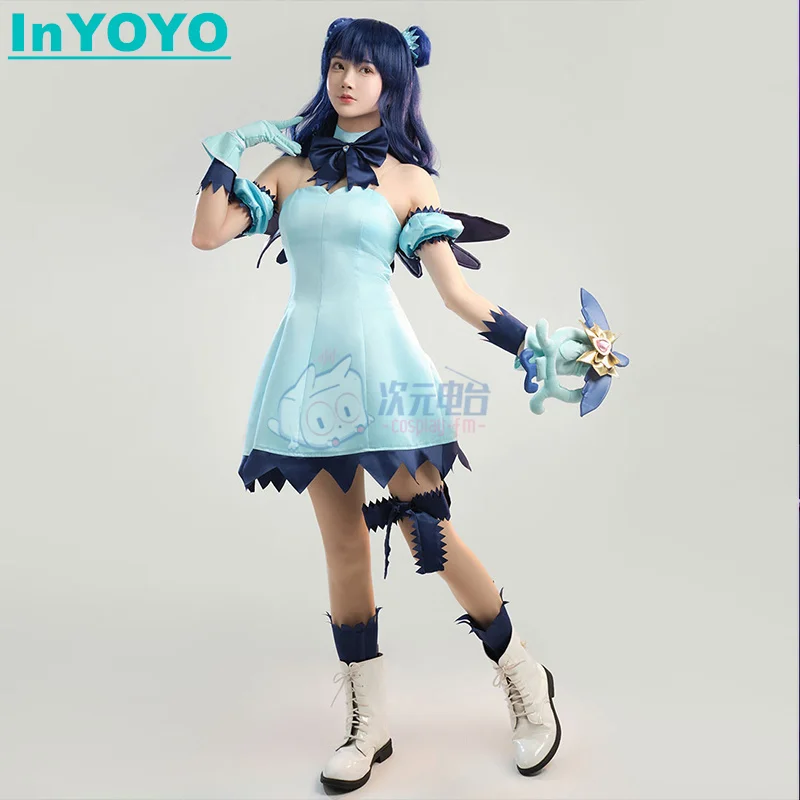 

InYOYO Aizawa Minto Cosplay Costume Anime Tokyo Mew Mew Battle Uniform Dress Halloween Carnival Party Outfit Role Play Clothing