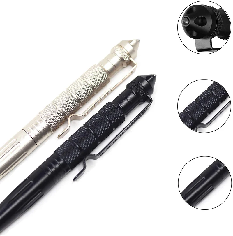 New High Quality 502 Metal Colour Tactical Defense Ballpoint pens School Student Office Gel Ink