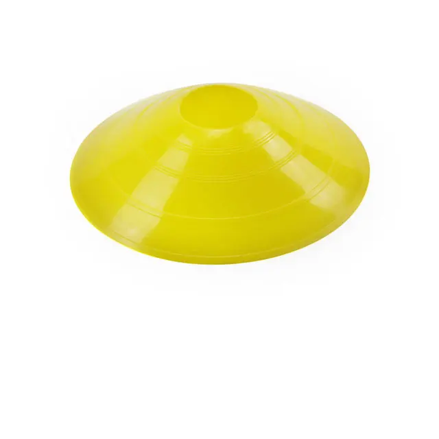 Juego de 10 conos de disco de agilidad para entrenamiento multideportivo con soporte de plástico para discos de juego de pelota de fútbol