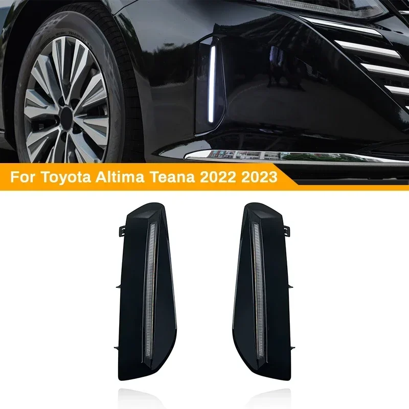 

Дневные ходовые огни для Toyota Altima Teana 2022 2023, белые, желтые, синие, противотуманные фары с указателем поворота, аксессуары для автомобиля