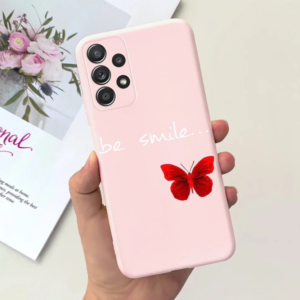 For Samsung Galaxy A23 5G Case Cartoon Animal Butterfly Print Soft TPU Silicone Phone Covers For Samsung Galaxy A23 4G Fundas