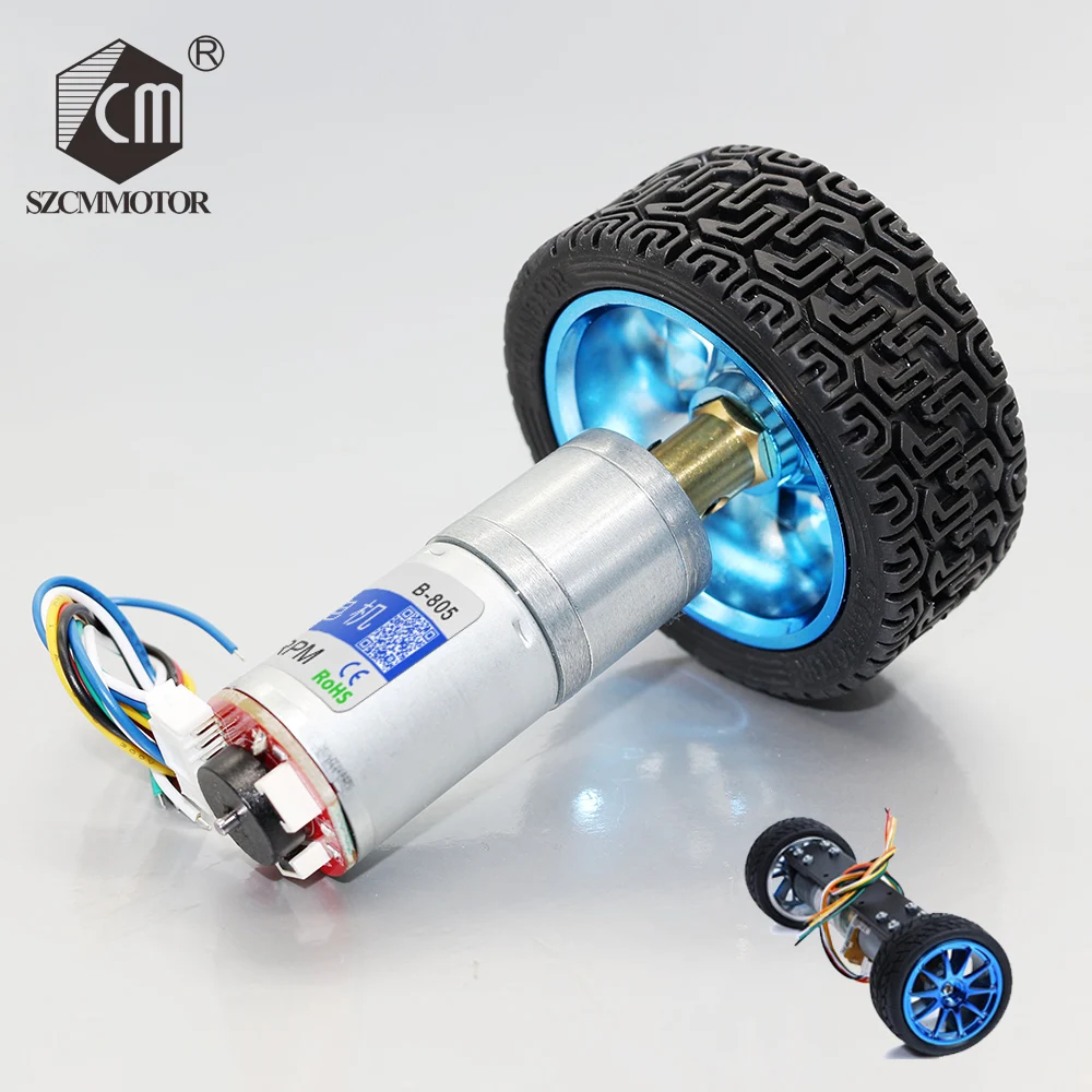 Geared Motor Codificador de Velocidade Medição Código Disco Alta Potência Grande Torque Balance Trolley Motors Customisat 6v 12v 24v Jga25371 dc