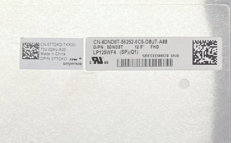 DELL 7280 Ʈ LCD ȭ, ˽ EDP 30 , 12.5 ġ LP125WF4-SPQ1 LP125WF4 SPQ1, 1920x1080
