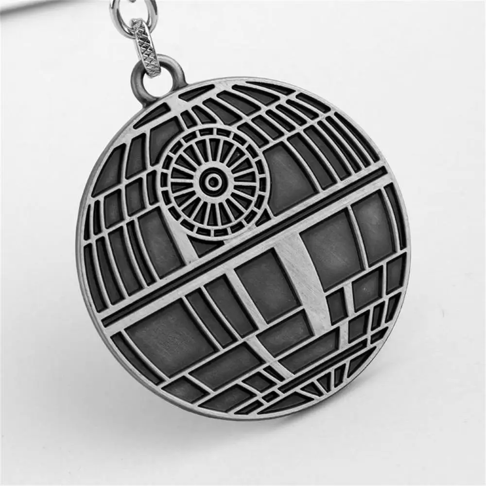 Star War Keychain Classic Movie Super Death Star Metal Pendant Keyring Car Backpack Key Holder Jewelry Accessories Gifts