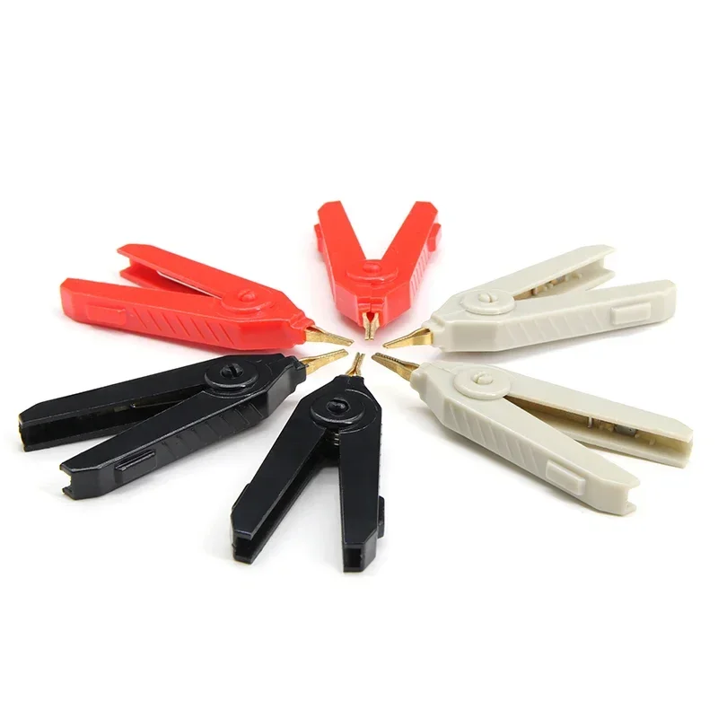 LCR Resistance Clip 1pcs Copper 20A Opening 12mm Duckbill Large Alligator Clips SMD Test Clamp DIY Tools