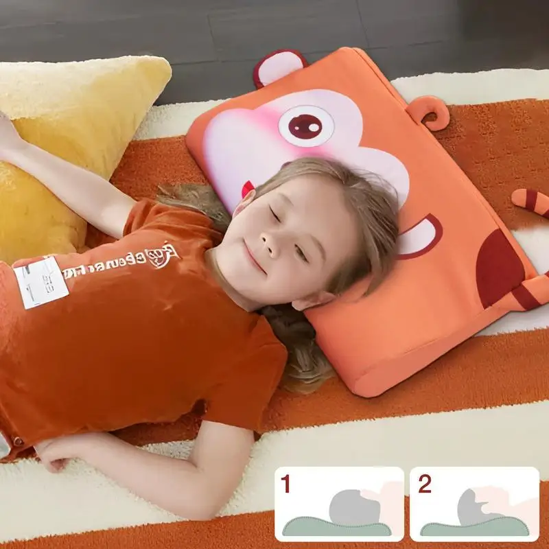 Ergonomic Bed Pillow Rebound Orthopedic Pillow Support NeckRelief Cervical Pillow Kids Travel Pillows Skin-Friendly 4