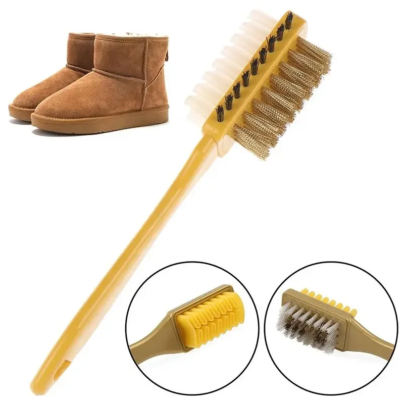 3 Sides Cleaning Brush Rubber Eraser Durable Suede Nubuck Shoes Boot Cleaner Multi-functional Tools shoe cleaner shoe brush