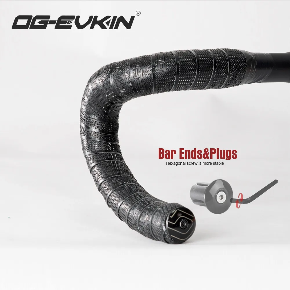 Bike Handlebar Tape Bike Accessory Handlebar Tape Road Bar Tape Polyurethane/EVA Anti-Vibratio cycling Bicycle With 2 Bar Plug