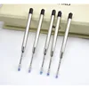 10pcs Universal Standard Style Black and Blue Ink 0.7MM Medium Nib Ball Point Pen Refills 2