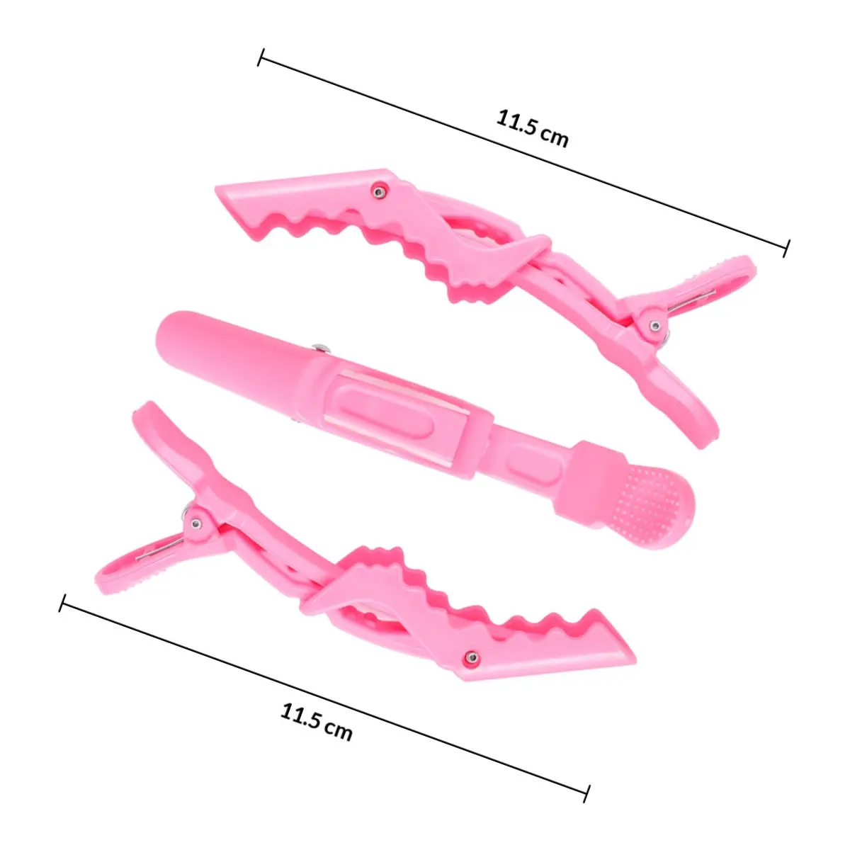 15Pcs 미용 클립 전문 헤어 펌 컬 가정용을 위한 가볍고 튼튼한 살롱 스타일링 파티션 헤어 위치 지정 클립