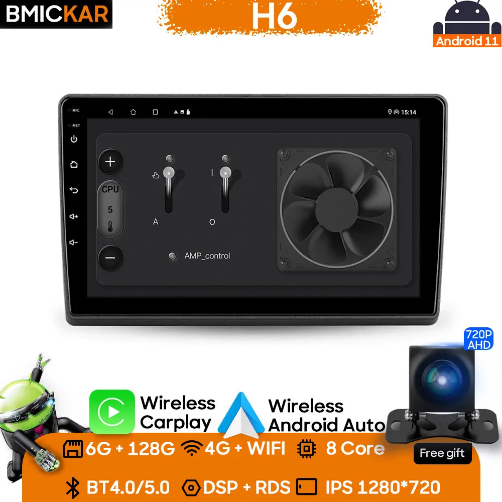 

Car Radio Multimedia Head Unit Video Player Android For GREAT WALL Hover Haval H6 2017 - 2019 Navigation GPS Wireless Carplay