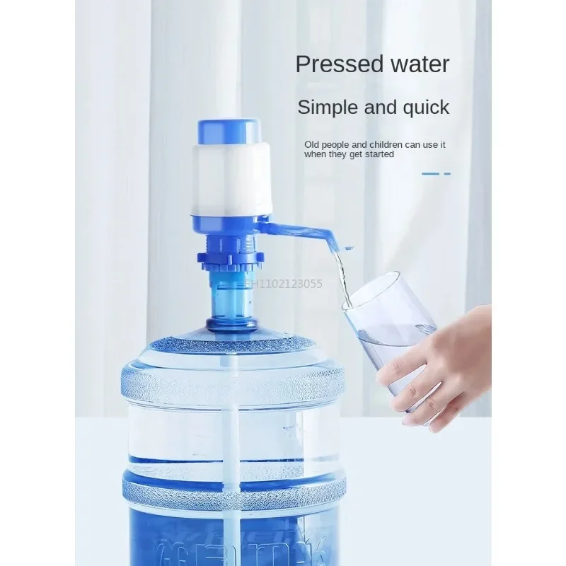 Water Bottles Pump Manual Hand Pressure Drinking Fountain Pressure Pump Water Press Pump with An Extra Short Tube Food Grade