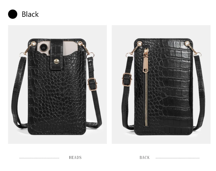 Frauen Mini Tasche Pu Leder Cross body Geldbörse Brieftasche Schulter tasche Handy tasche – Detail 15