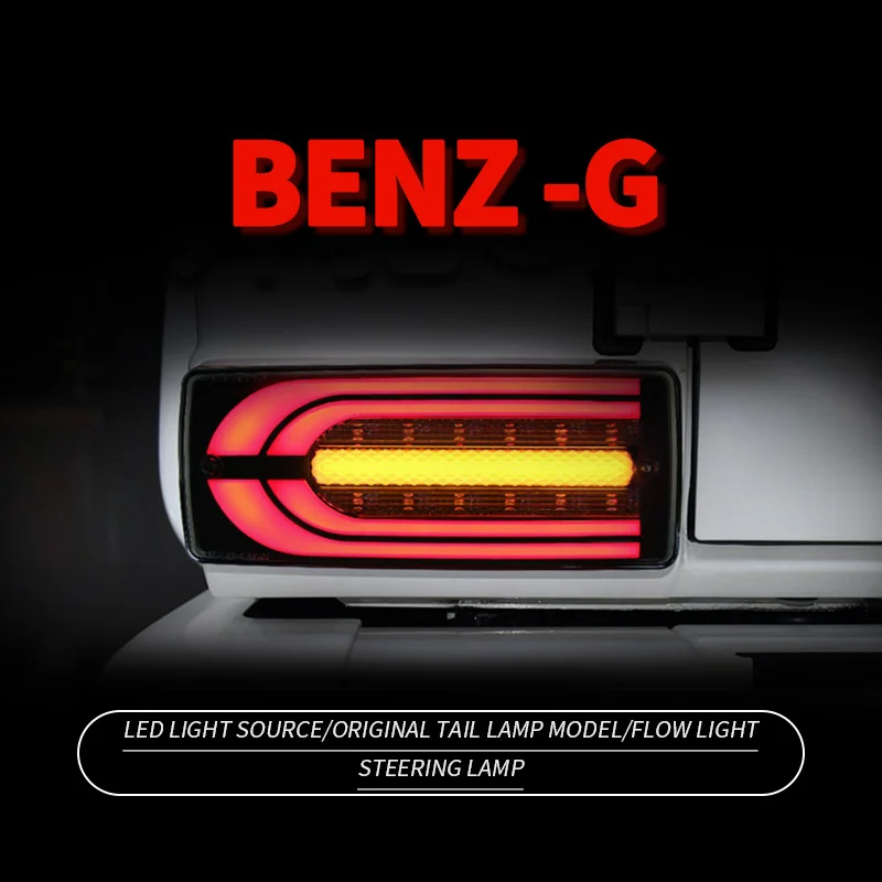 

Taillight Assembly For Mercedes Benz W463 G63 Taillights 2007-2017 LED Rear Lamp Brake Reverse Back Light blinker DRL Auto Parts