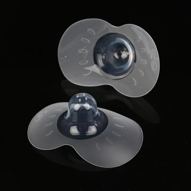 2Pcs Silicone Nipple Protectors Feeding Mothers Nipple Shields Protection Cover  Breastfeeding With Clear Carrying Case - AliExpress