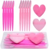 10Pcs Eyebrow Razors Trimmer and 2pcs of Makeup Sponge Puff With Case Face Body Hair Remover Eye Brow Shaver Beauty Tools Kit 4