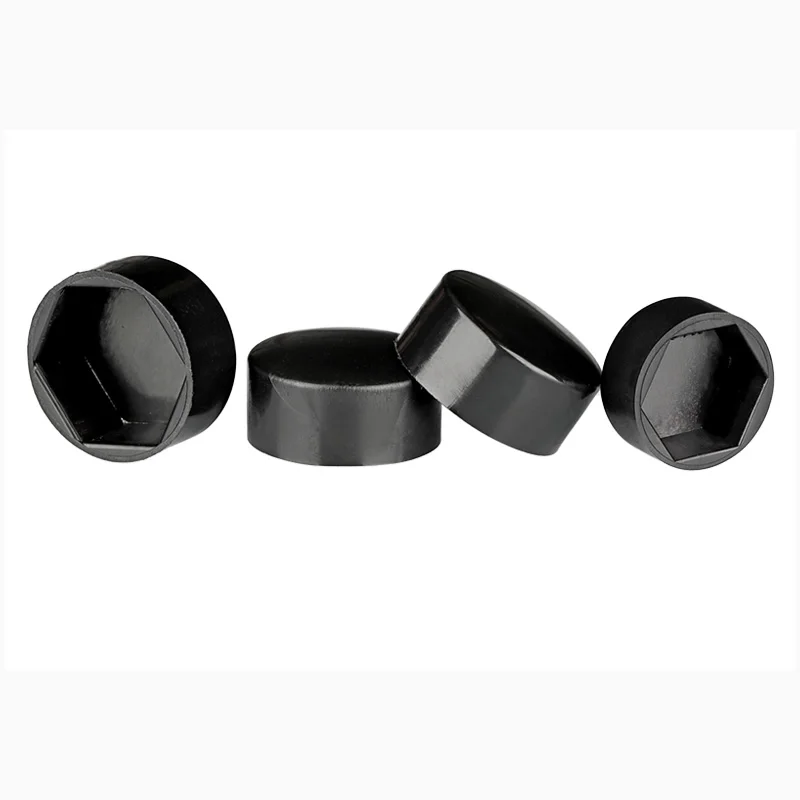 Hexagonal Nut Flat Head Plastic Protective Cap silicone rubber caps rubber caps pipe end cap floor protector caps