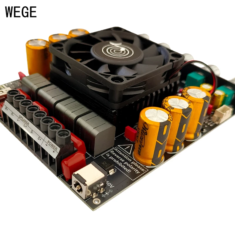 WEGE ZK-AS21P 300Wx2+600W 2.1 Channel BT Digital Power Amplifier