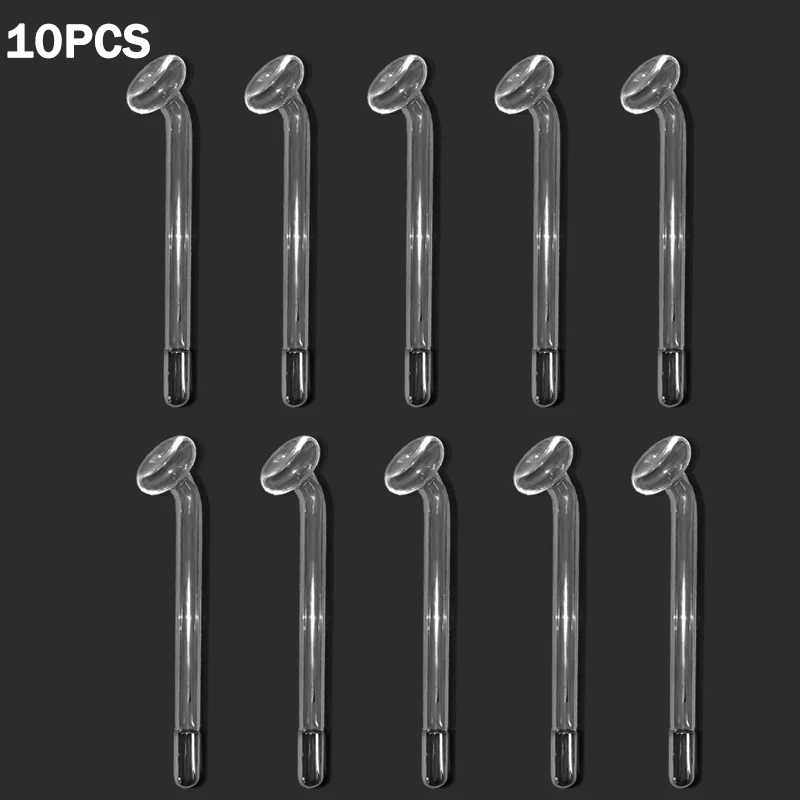 10pcs Tube Replacement Electrodes for High Frequency Mushroon Glass Tube Facial Body Wand Skin Care Ance Spot Wrinkle Removal braiding windshield cutting steel wire rope removal wire 0 8mm 22m cut out for glass cutting gold roll durable