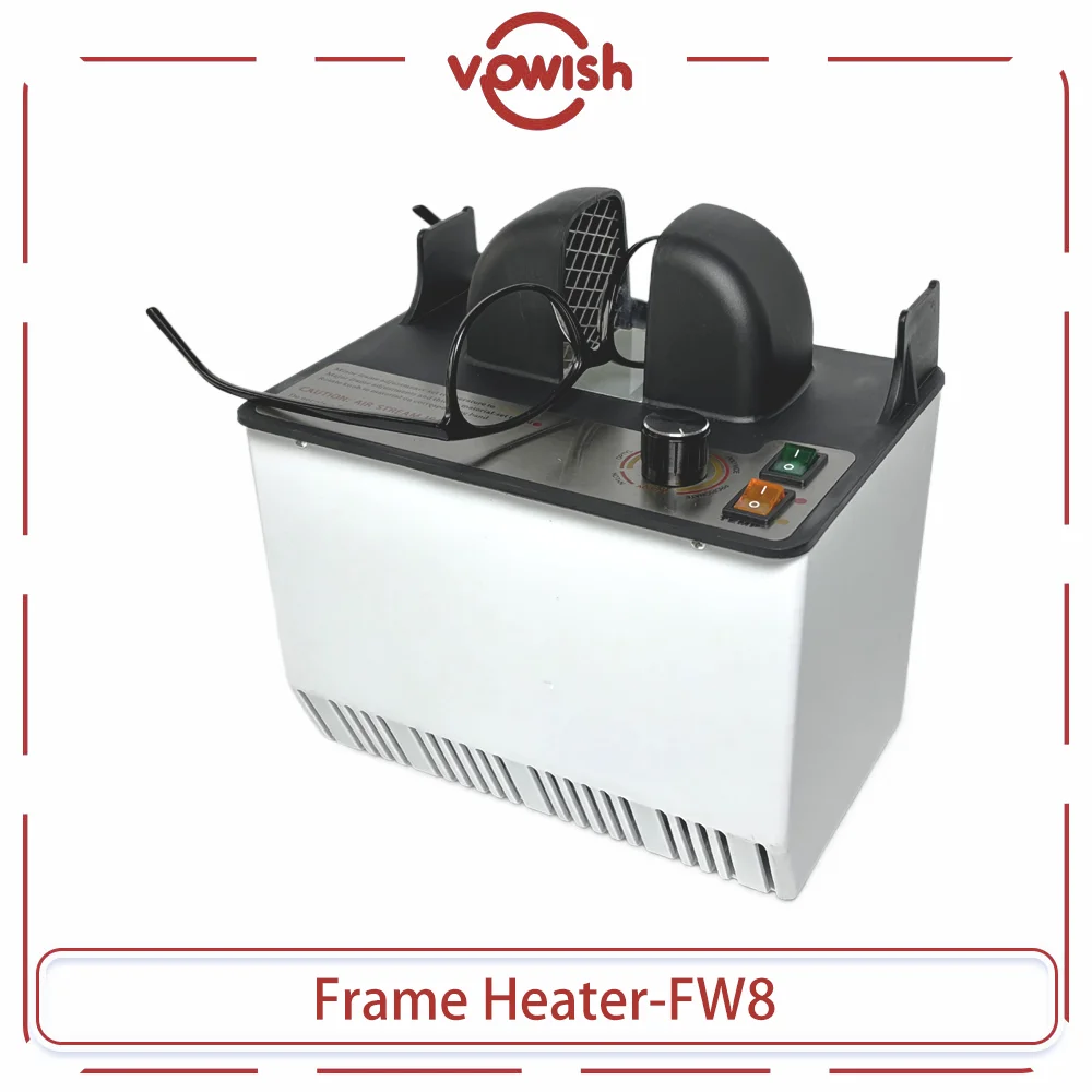 Optical Eyeglasses Frame Heater-Adjustable Temp Machine with Removable Wind Hood, Long Service Life