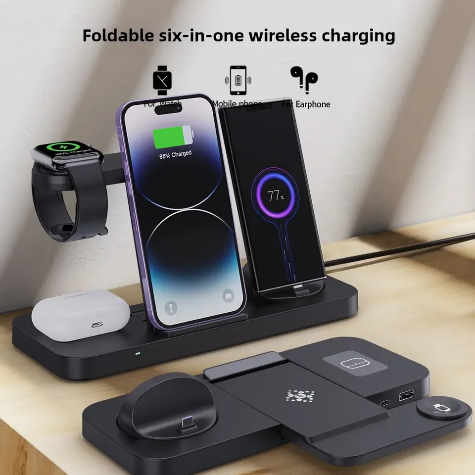 Magnetic Charger Ultra High Speed Fast Charging Charger Wireless Portable Chargers Mobile Phone Chargers Stand for Cell Phone