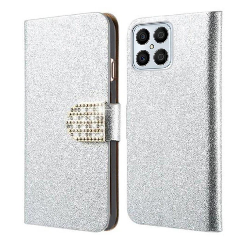 

чехол на Honor X8 2022 Funda Luxury Leather Phone Cover for Estuche Xonor Honer X8 X 8 x8 8 x Honor 60 SE Book Stand Case Wallet