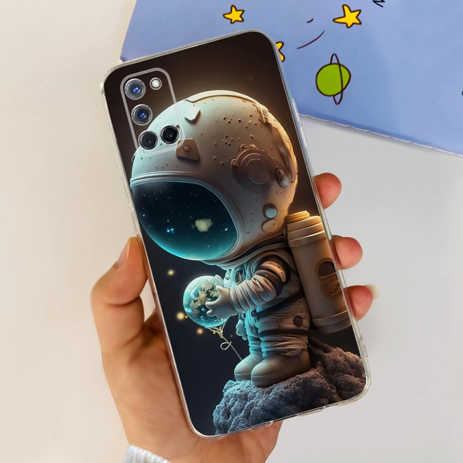 Cute Fashion Painted Clear Silicone Phone Case - Soft Protective Cover