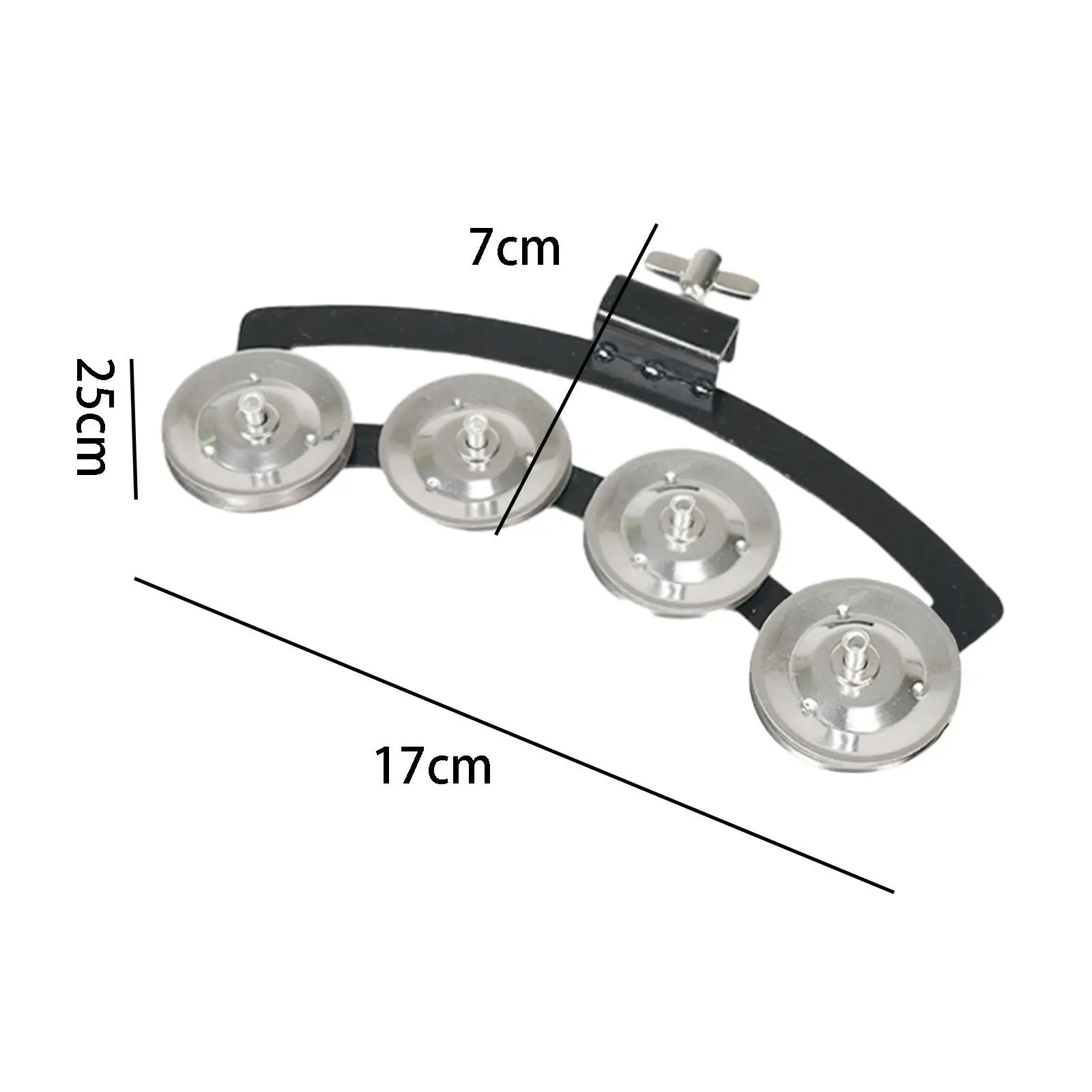 Hi Hat Tambourine Drum Set Music Rhythm Tambourine for Adults Kids Party